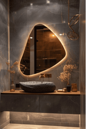 Decorative LED Smart Mirror view 2