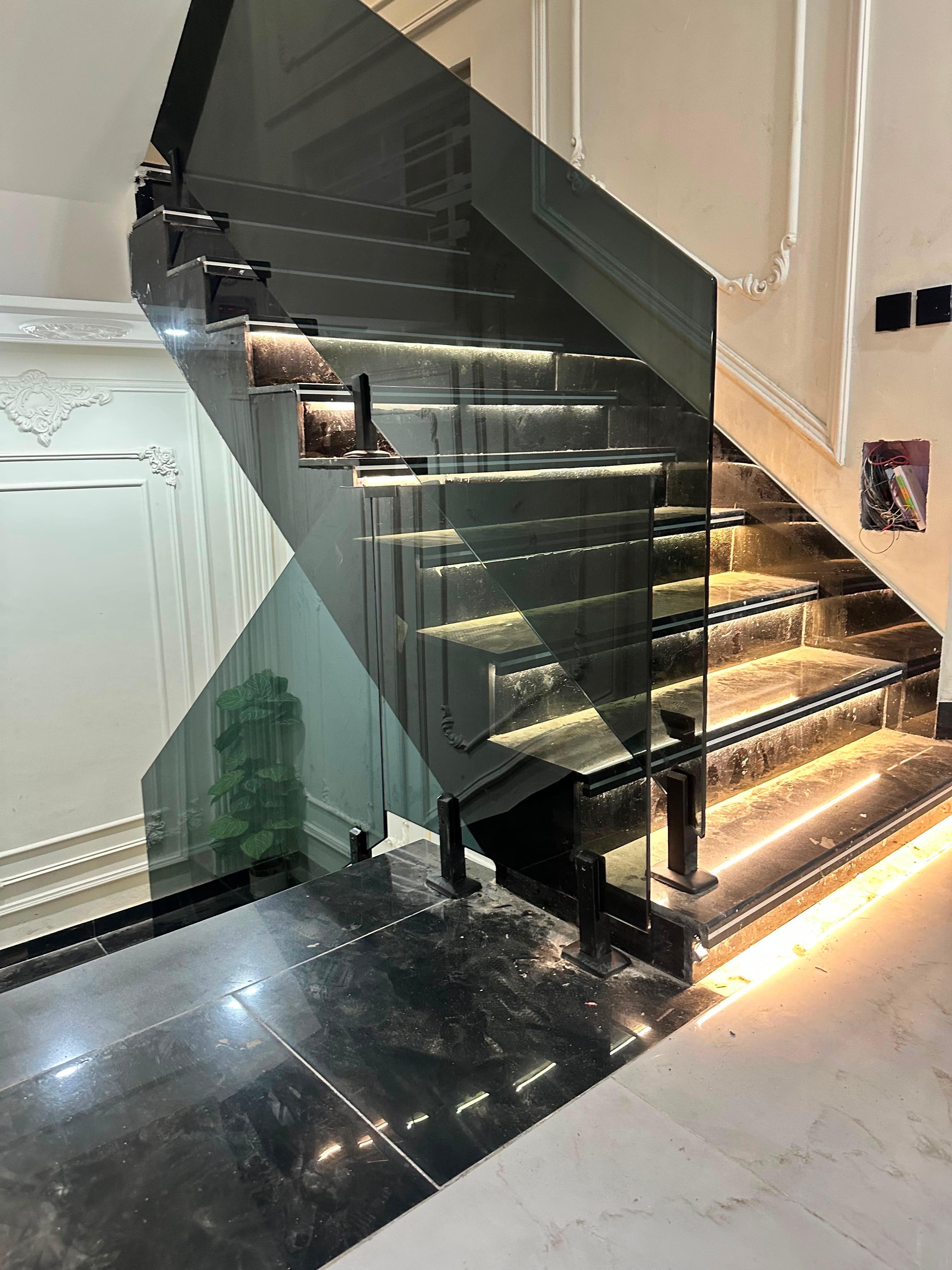 Staircase Glass Railing